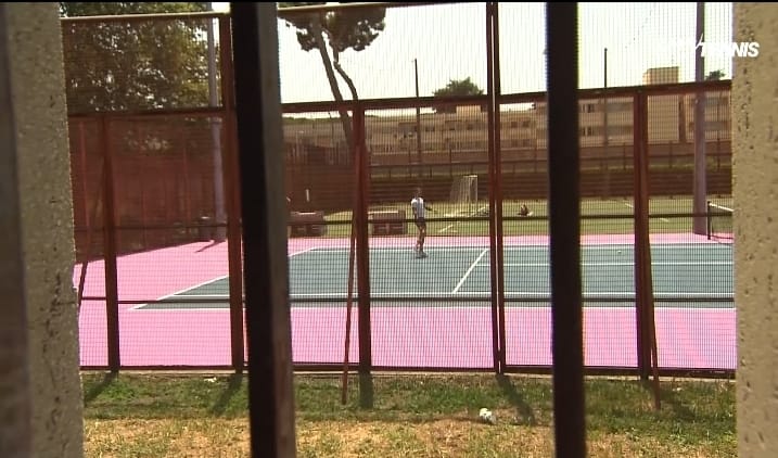  Campo da tennis a Rebibbia
